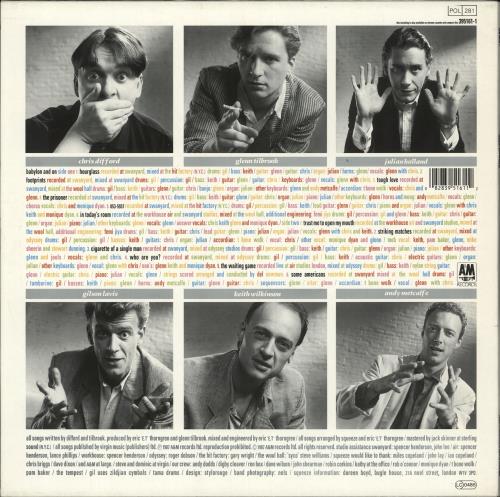 Squeeze Babylon And On vinyl LP album (LP record) German SQULPBA722667