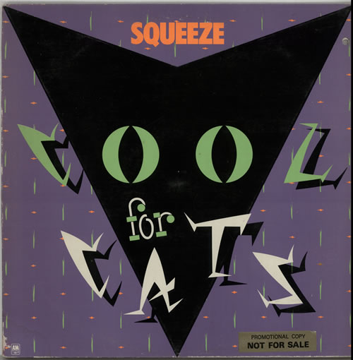 Squeeze Cool For Cats - Mauve P/S - Promo Stickered vinyl LP album (LP record) UK SQULPCO636301