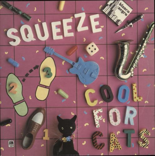 Squeeze Cool For Cats - Pink Vinyl 12" vinyl single (12 inch record / Maxi-single) UK SQU12CO227023