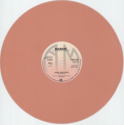 Squeeze Cool For Cats - Pink Vinyl 12" vinyl single (12 inch record / Maxi-single) UK SQU12CO227023