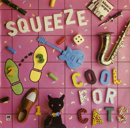Squeeze Cool For Cats - P/S - Red 7" vinyl single (7 inch record / 45) UK SQU07CO562315