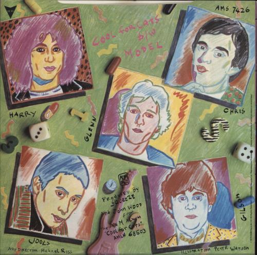 Squeeze Cool For Cats - Salmon Vinyl + P/S 7" vinyl single (7 inch record / 45) UK SQU07CO42554