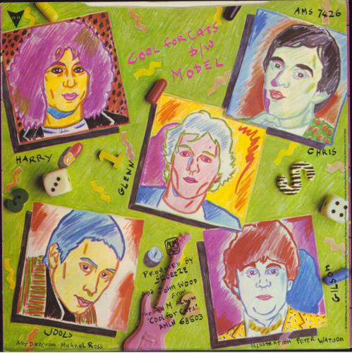 Squeeze Cool For Cats 7" vinyl single (7 inch record / 45) UK SQU07CO105942