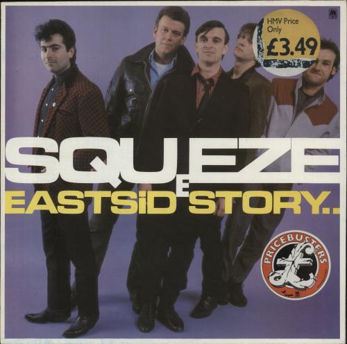 Squeeze East Side Story - Pricebusters Sticker vinyl LP album (LP record) UK SQULPEA869134