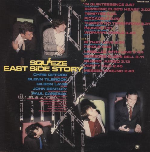 Squeeze East Side Story vinyl LP album (LP record) UK SQULPEA246375