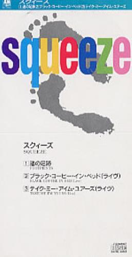 Squeeze Footprints 3" CD single (CD3) Japanese SQUC3FO140312