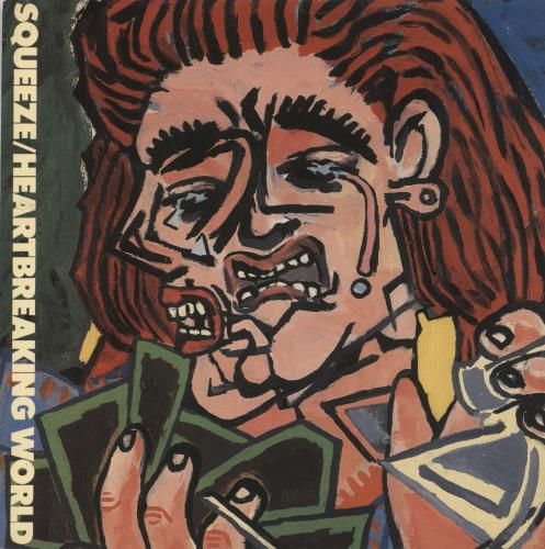 Squeeze Heartbreaking World 7" vinyl single (7 inch record / 45) UK SQU07HE102528