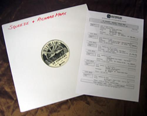 Squeeze In Concert 2-LP vinyl record set (Double LP Album) US SQU2LIN356775