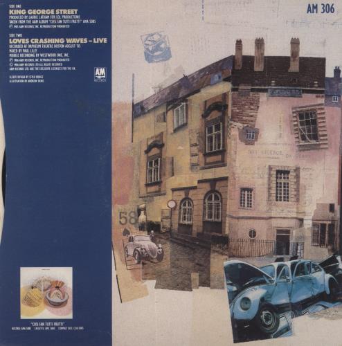 Squeeze King George Street 7" vinyl single (7 inch record / 45) UK SQU07KI179185