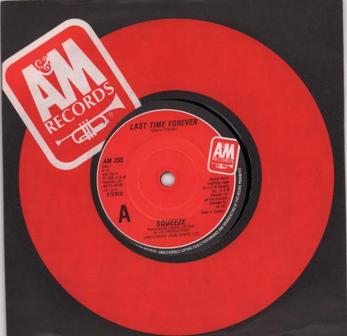 Squeeze Last Time Forever 7" vinyl single (7 inch record / 45) UK SQU07LA668931
