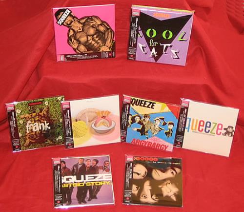 Squeeze Paper Sleeve Collection CD album (CDLP) Japanese SQUCDPA400501