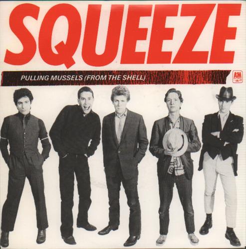 Squeeze Pulling Mussels (From The Shell) 7" vinyl single (7 inch record / 45) UK SQU07PU655200