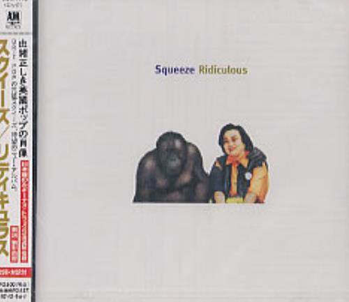 Squeeze Ridiculous CD album (CDLP) Japanese SQUCDRI143417