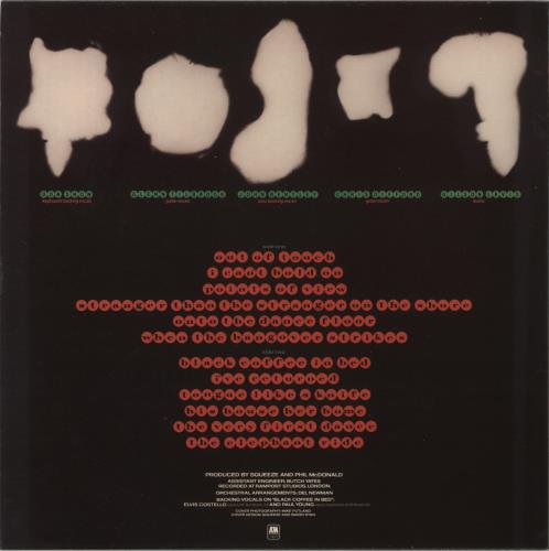 Squeeze Sweets From A Stranger - Hype Stickered vinyl LP album (LP record) UK SQULPSW685492