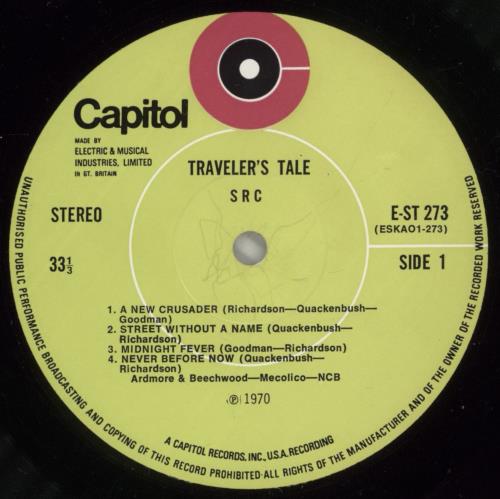 SRC Traveler's Tale vinyl LP album (LP record) UK S-CLPTR872388