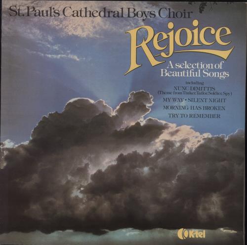 St. Paul's Cathedral Choir Rejoice vinyl LP album (LP record) UK Y1ALPRE862350