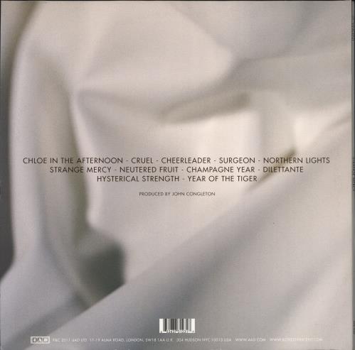 St. Vincent Strange Mercy - White Vinyl vinyl LP album (LP record) US SVFLPST768761