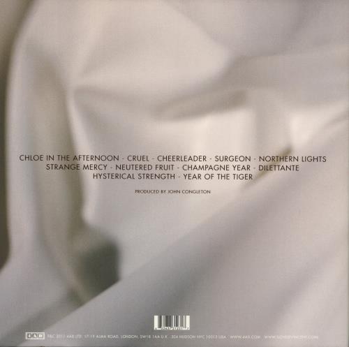 St. Vincent Strange Mercy - White Vinyl vinyl LP album (LP record) UK SVFLPST865564