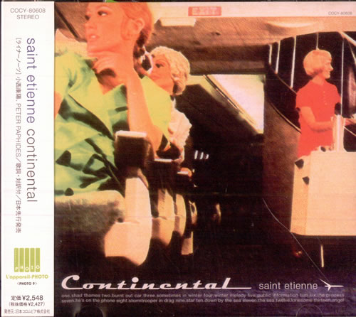 St Etienne Continental CD album (CDLP) Japanese ETICDCO85475