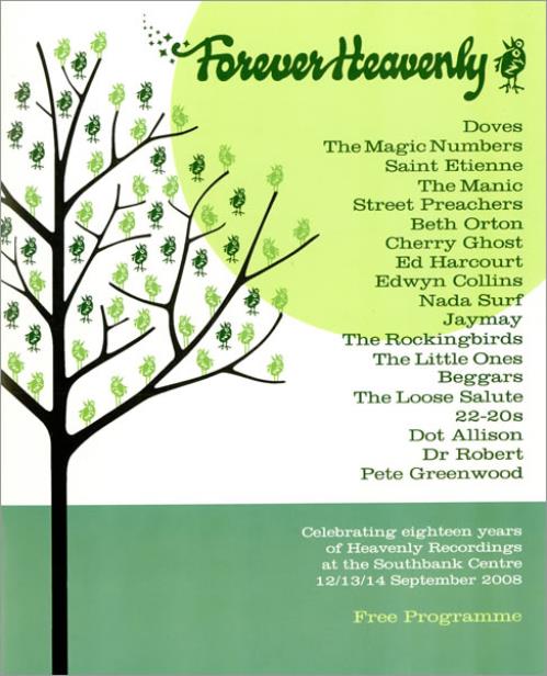 St Etienne Forever Heavenly tour programme UK ETITRFO457924
