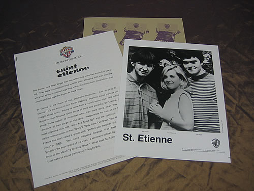 St Etienne Fox Base Alpha media press pack US ETIPPFO347638