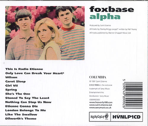 St Etienne Foxbase Alpha CD album (CDLP) UK ETICDFO621452