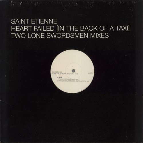St Etienne Heart Failed (In The Back Of A Taxi) - Two Lone Swordsmen Mixes 12" vinyl single (12 inch record / Maxi-single) UK ETI12HE162907