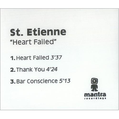 St Etienne Heart Failed CD-R acetate UK ETICRHE159712