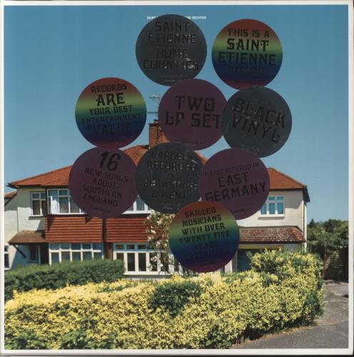 St Etienne Home Counties - Hand Stickered Sleeve 2-LP vinyl record set (Double LP Album) UK ETI2LHO860877