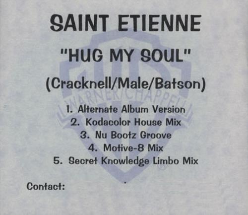 St Etienne Hug My Soul CD-R acetate US ETICRHU413731