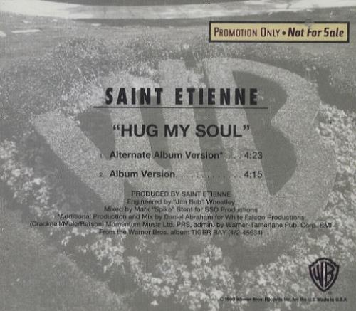 St Etienne Hug My Soul CD single (CD5 / 5") US ETIC5HU85703
