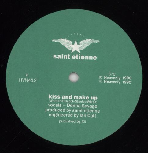 St Etienne Kiss And Make Up 12" vinyl single (12 inch record / Maxi-single) UK ETI12KI13362