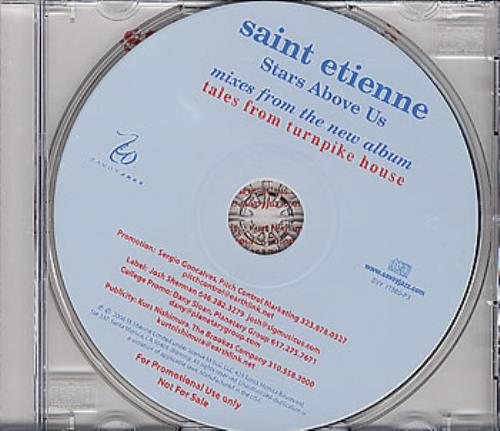 St Etienne Stars Above Us CD single (CD5 / 5") US ETIC5ST352372