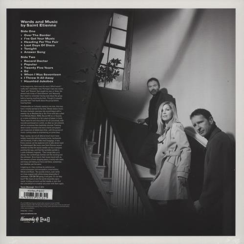 St Etienne Words And Music By Saint Etienne - White splatter vinyl vinyl LP album (LP record) UK ETILPWO760873