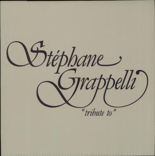 St�phane Grappelli Tribute To vinyl LP album (LP record) French SG6LPTR664429