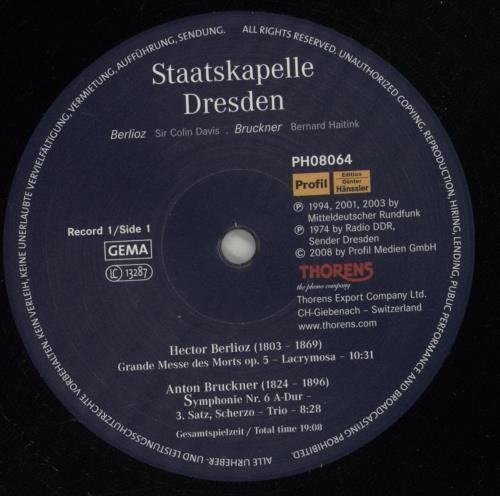 Staatskapelle Dresden Staatskapelle Dresden - EX 2-LP vinyl record set (Double LP Album) German 8XA2LST879140