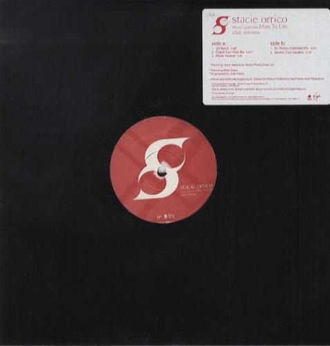 Stacie Orrico (There's Gotta Be) More To Life - Club Mixes 12" vinyl single (12 inch record / Maxi-single) US SA-12TH264823