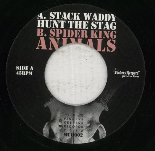 Stack Waddy Hunt The Stag / Animals 7" vinyl single (7 inch record / 45) UK SWY07HU855375