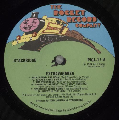 Stackridge Extravaganza vinyl LP album (LP record) UK KRDLPEX147681