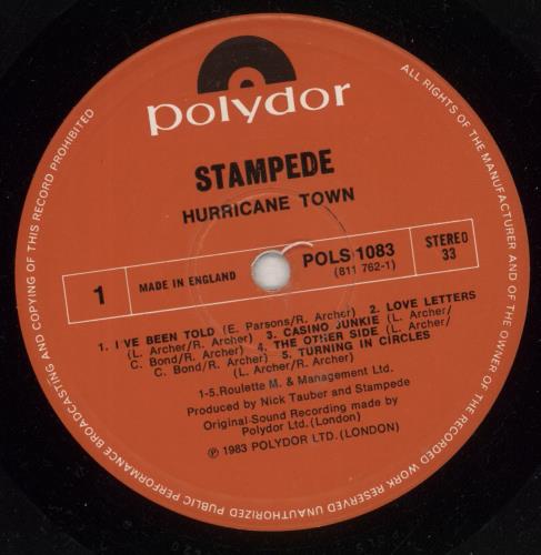 Stampede Hurricane Town vinyl LP album (LP record) UK EDELPHU648432