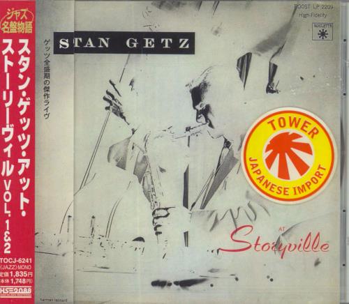 Stan Getz At Storyville Vol. 1 & 2 - Sealed CD album (CDLP) Japanese SGQCDAT829935