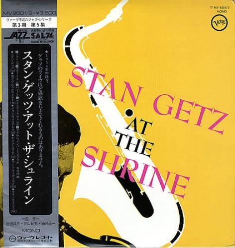 Stan Getz At The Shrine 2-LP vinyl record set (Double LP Album) Japanese SGQ2LAT349358