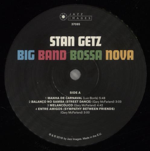 Stan Getz Big Band Bossa Nova vinyl LP album (LP record) UK SGQLPBI872222