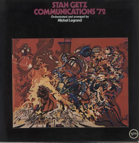 Stan Getz Communications '72 vinyl LP album (LP record) UK SGQLPCO443087