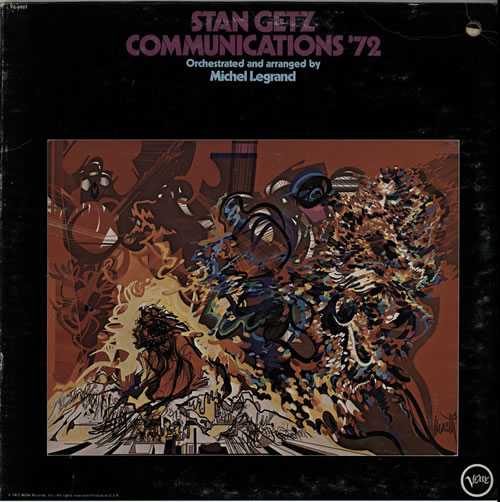 Stan Getz Communications '72 vinyl LP album (LP record) US SGQLPCO565545