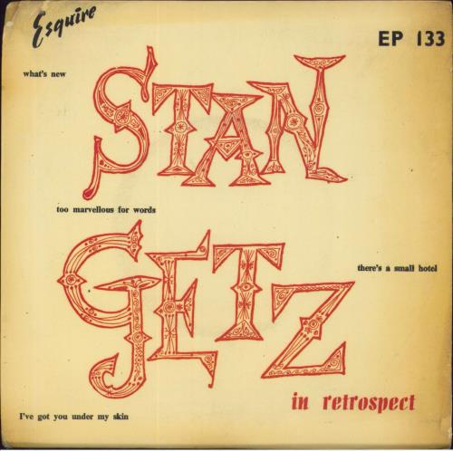 Stan Getz In Retrospect 7" vinyl single (7 inch record / 45) UK SGQ07IN802509