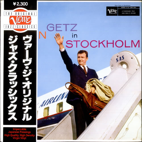 Stan Getz In Stockholm + obi vinyl LP album (LP record) US SGQLPIN339783