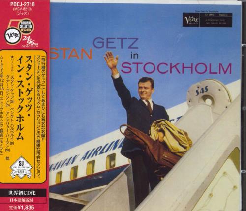 Stan Getz In Stockholm CD album (CDLP) Japanese SGQCDIN827842