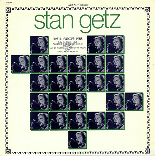 Stan Getz Live In Europe 1958 vinyl LP album (LP record) French SGQLPLI471684
