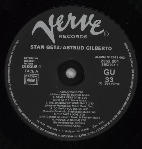 Stan Getz Stan Getz / Astrud Gilberto 2-LP vinyl record set (Double LP Album) French SGQ2LST880128